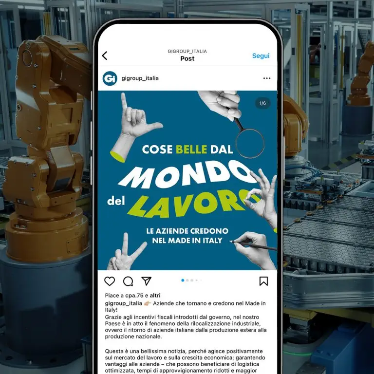 Nuovo format per comunicazione social di Gi Group
